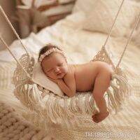 ☜♞✴ Newborn Fotografia Props Baby Hammock Boho Cama Handwoven Acessórios Itens para Boy