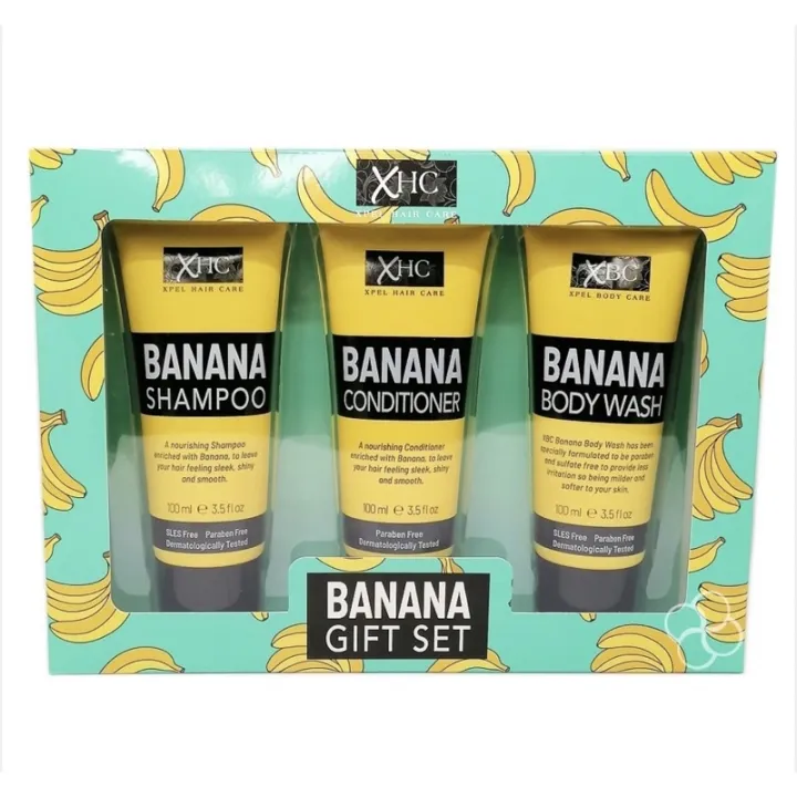 XHC Banana Hair Shampoo / Conditioner & Body Wash Lazada PH