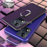 เคสฝาครอบ MotoE13 พร้อมขาตั้งที่ยึดโทรศัพท์ในรถ Casing Magnetik ฝาครอบโทรศัพท์มีแหวนใส่นิ้วสำหรับ Moto E13 ปลอกหุ้ม