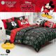 TULIP DELIGHT ชุดผ้าปูที่นอน มิกกี้เมาส์ Mickey Mouse DLC135 สีดำ #ทิวลิป 3.5ฟุต 5ฟุต 6ฟุต ผ้าปู ผ้าปูที่นอน ผ้าปูเตียง ผ้านวม มิกกี้ Mickey