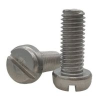 Special Offers 100Pcs/Lot DIN84 Stainless Steel Cheese Head Slotted Screw M1.6 M2 M2.5 M3 M3.5