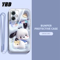 เคสโทรศัพท์ YBD สำหรับ Xiaomi Redmi 12 Note 12R Note 12 Pro Plus 4G 5G Note 12S Note 12 Turbo Speed POCO M6 Pro POCO X5 Pro 5G POCO F5 3D ภาพสัตว์และลายพืชป้องกันการเคสตก