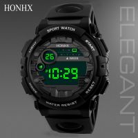 「Dark blue watch」 HONHX BrandWristwatch Men Relog Digitalstopwatch DateOutdoorWatches Montre Digitale Homme N03