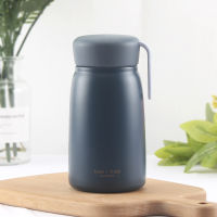 Mini 304 Stainless Steel Vacuum Thermos Flask Cute Portable Water Bottle Anti Scratch Tumbler Anti Rust Coffee Mug for Home Travel Office