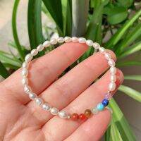 【CW】 7 Chakra Stone for Colorful Small Baroque Freshwater Wedding Healing Jewelry