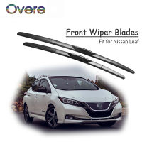 Overe 1Set Rubber Car Front Wiper Blade Kit For Nissan Leaf 2016 2015 2014 2013-2010 Windscreen Original Wiper Accessories