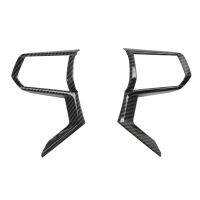 fgjfykjd 2Pcs Steering Wheel Cover Decoration Frame Trim Replacement for Mitsubishi Outlander 2023