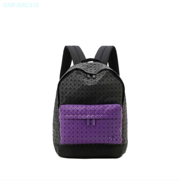 issey-miyake-handsome-new-shoulder-bag-rhombic-schoolbag-fashion-all-match-explosive-style-miyake-same-style-commuting-dirt-resistant-trendy-backpack-for-men-and-women