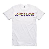 Shortsleeved Cotton Tshirt Love Is Love T Shirt Lgbtqi Gay Marriage Australia Equality Equal Rights T Shirt Men