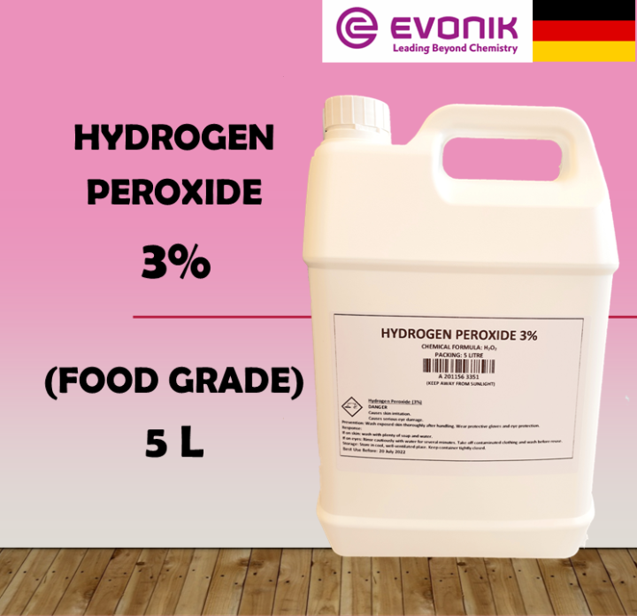 Hydrogen Peroxide 3 Food Grade 5l Lazada 1444