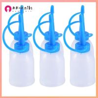 MN-NAILS 6Pcs โปร่งใสโปร่งใส ขวดบีบ พลาสติกทำจากพลาสติก ขวดหยดปลายเข็ม แบบพกพาได้ ภาชนะเปล่า30มล. น้ำมันเจลกาวอุตสาหกรรม