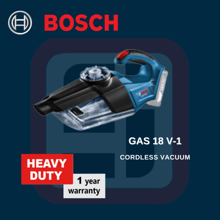 Bosch GAS 18V1 Professional Cordless Vacuum Bare Tool Lazada PH