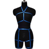 【YF】۞✜✢  Harness Garter Set Crop Top Hollow Wear Adjustable Bondage