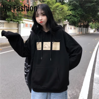 NH Fashion เสื้อฮู้ด เสื้อแขนยาวอบอุ่น หลวมและสบาย แฟชั่น ทันสมัย ล้ำสมัย ชิค WWY2392S83 38Z230921