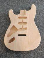 ALDER Body บอดี Stratocaster ซ้าย แกะจากไม้แอลเดอร์ประกบ 3 ชิ้น