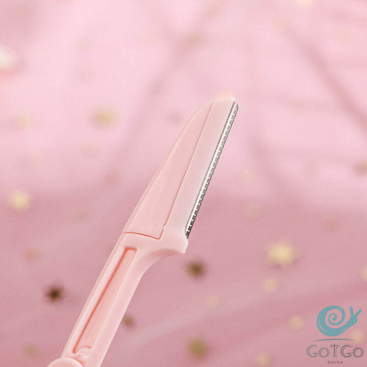 gotgo-มีดกันคิ้ว-กันจอนคิ้วแบบพับ-ที่กันคิ้ว-folding-eyebrow-trimmer-มีสินค้าพร้อมส่ง