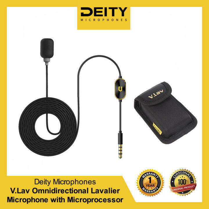 Deity Microphones V.Lav Omnidirectional Lavalier Microphone with