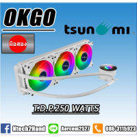 Liquid cooler (ชุดน้ำปิด) TSUNAMI COOLMAN CM-360 ARGB WHITE