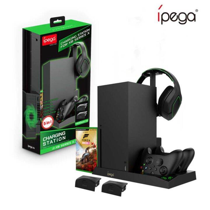 Ipega Vertical Stand for Xbox Series X with Cooling Fan, Charging