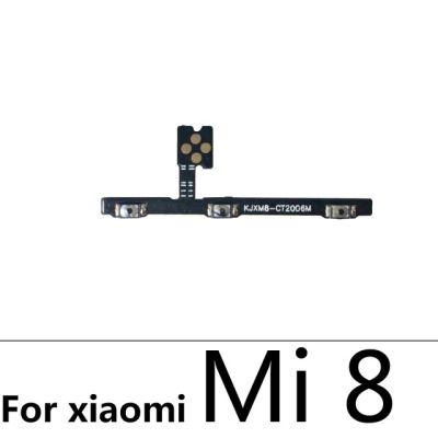 สำหรับ Xiaomi Mi10 Note 10 Pro Mi 10T Lite 10T 11 Mi 5S Plus Mi 8 9 Lite Se Mi 6 8ปุ่มเปิดปิดปุ่มปรับระดับเสียงด้านข้างคีย์สายเคเบิลงอได้