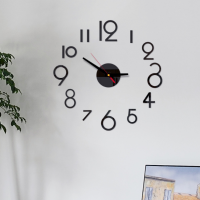 นาฬิกาติดผนัง 3D DIY Wall Clock 40cm (006) ตัวเลข-กลม