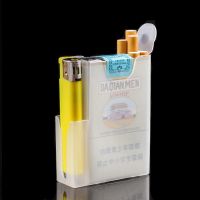 【CW】▧㍿  Plastic transparent cigarette case 20 pcs whole pack package creative anti-pressure