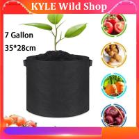 KYLE Wild Shop 7 Gallon Hand Held Plant Grow Bags Fruit Plants Thicken Gardening Tools Plant Growing  Fabric Pot Growth Bags