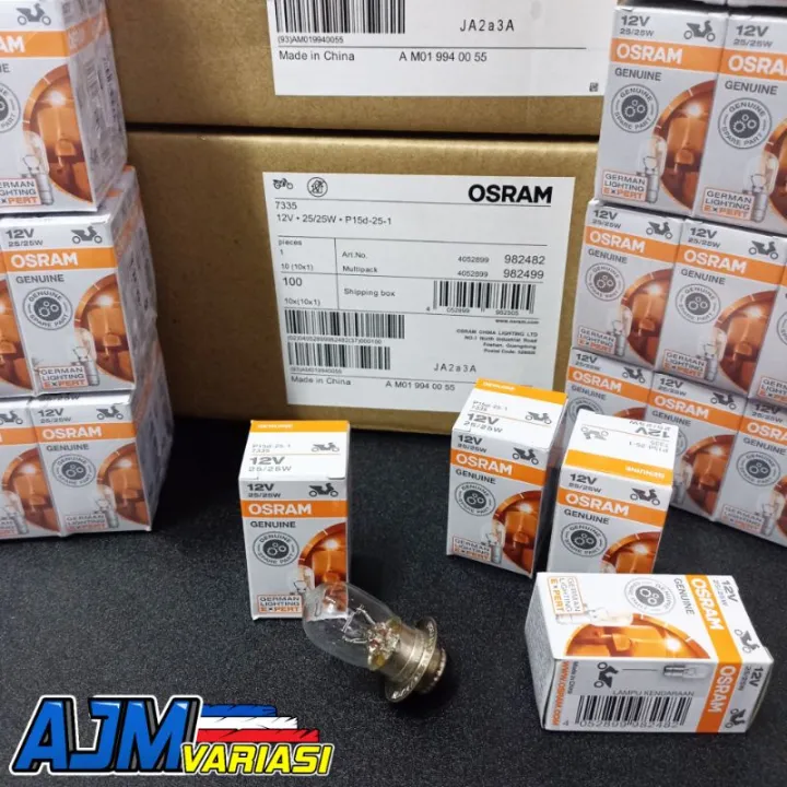Lampu Depan Osram Lampu Utama Standar Headlamp Beat/Vario/Scoopy/Mio/Fino/M3/Mio J/Mio GT/Supra