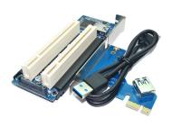 【▼Hot Sales▼】 xuren5304977 Beesclover Pci-Express Pci-Express Pci เป็นการ์ดอะแดปเตอร์ Pci Pcie ไปการ์ดขยาย Pci คู่ Usb 3.0เพิ่มในการ์ด R20