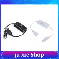 JuXie store USB Female to Male Connector Cable with Switch ON/OFF Extension for USB light Lamp USB Fan Power Supply Line Adapter