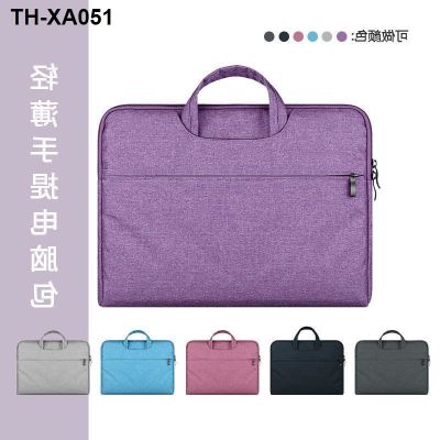 Laptop bag is waterproof and anti-scrape velvet neri documents multi-purpose nylon