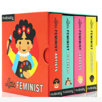 English original genuine little feminist four volume paperboard book artists activists pioneers leaders artists activists pioneer leaders childrens Enlightenment