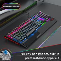 Mechanical Touch Game Machinery Keyboard Mouse A Variety Of Rgb Cool Light Made Of Aluminum Alloy Wired Usb Keyboard Keyboard