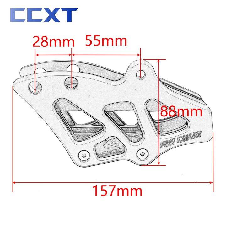 ปกป้องป้องกันคู่มือโซ่รถจักรยานยนต์-cnc-สำหรับยามาฮ่า-wr250f-wr450f-yz125-yz250-yz250f-yz250x-yz250fx-yz450f-2007-2021ชิ้นส่วน