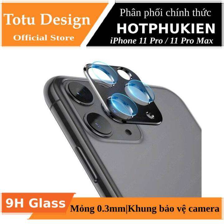 Dán cường lực camera iPhone 11 Pro Max Totu