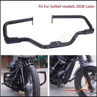 Motorcycle Highway Engine Guard Crash Bar For Harley Softail Models  FLDE 114 FLFBS FLHC FLHCS FLSB FLSL FXBB FXBRS FXFBS FXLR S Covers