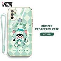 เคส VRQR สำหรับ OPPO A53 A33 A32 แฟชั่นคุณภาพสูงอย่างเรียบง่ายเคสโทรศัพท์น่ารักลายการ์ตูนเคสป้องกันซิลิโคน