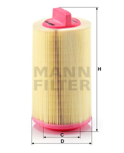 กรองอากาศ-benz-e-class-w211-2002-2009-รุ่น-e-200-kom-e-200-ngt-engine-air-filter-mann-c-14114-c14114-sss