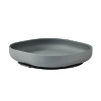 BEABA จานซิลิโคนก้นดูด Silicone Suction Plate - Charcoal