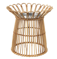 Plant stand, rattan, 29 cm.