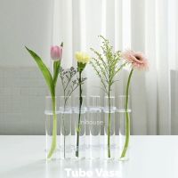 [พร้อมส่ง] แจกันแท่งใส แจกันแก้ว (Tube Vase)