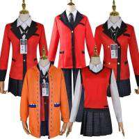 Wetrose Kakegurui ชุดคอสเพลย์ผู้หญิง Kostum Seifuku Baju,ชุดนักพนัน Kakroseabami Kirai Saotome Mary Meari Ramine ทั้งชุด Kostum Seifuku Baju