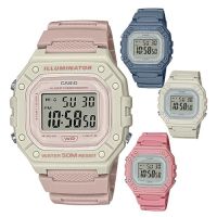 CASIO นาฬิกาข้อมือ สายเรซิน รุ่น W-218,W-218HC,W-218HC-2A,W-218HC-4A2,W-218HC-4A,W-218HC-8A