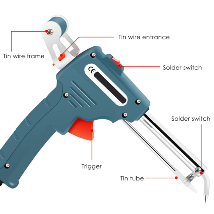 60วัตต์ด้วยตนเองส่งดีบุกหัวแร้งไฟฟ้าดีบุกไฟฟ้าบัดกรี-ironwelding-เครื่องมือบำรุงรักษา