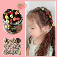 MYBABY 30PcsSet Baby Girls Cartoon Hair Rope Colorful Headwear Sweet Hair Rubber Band