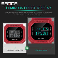 HotSANDA ยี่ห้อ G สไตล์ผู้ชายนาฬิกาดิจิตอล Chrono นาฬิกาปลุกเด็กผู้หญิงกีฬานาฬิกาชาย Ms แฟชั่นกันน้ำนาฬิกาข้อมืออิเล็กทรอนิกส์