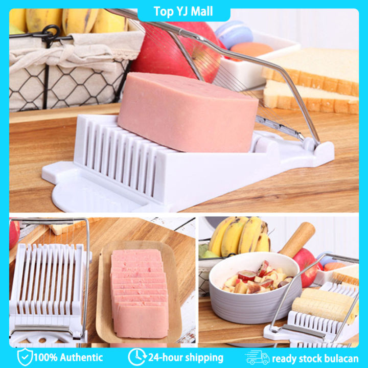 Luncheon Meat Slicer, Boiled Egg Fruit Soft Cheese Slicer, Stainless Steel  Wires