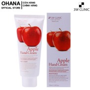 Kem Dưỡng Da Tay Hương Táo 3W Clinic Apple Hand Cream 100ml