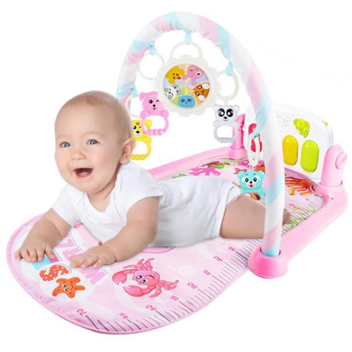 newborn-baby-gym-mat-breathable-activity-gym-mat-with-musical-multifunctional-baby-fitness-music-toys-funny-play-piano-gym-piano-play-tummy-time-mat-for-newborn-0-1-year-old-kindness