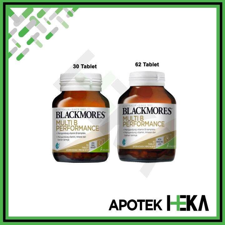 Blackmores Multi B Performance - Mengandung VItamin B Kompleks | Lazada ...